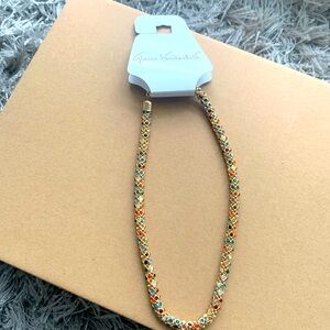 Gloria Vanderbilt Necklace Multi color gold